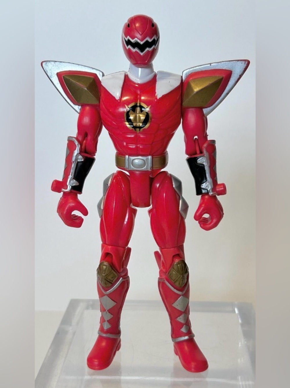 Vintage Power Rangers Heroes Dino Thunder Red Ranger Action Figure